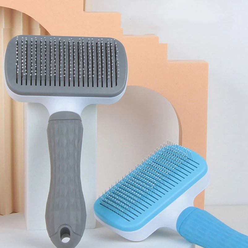 Self-Cleaning Pet Grooming Brush