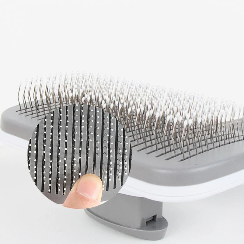 Self-Cleaning Pet Grooming Brush